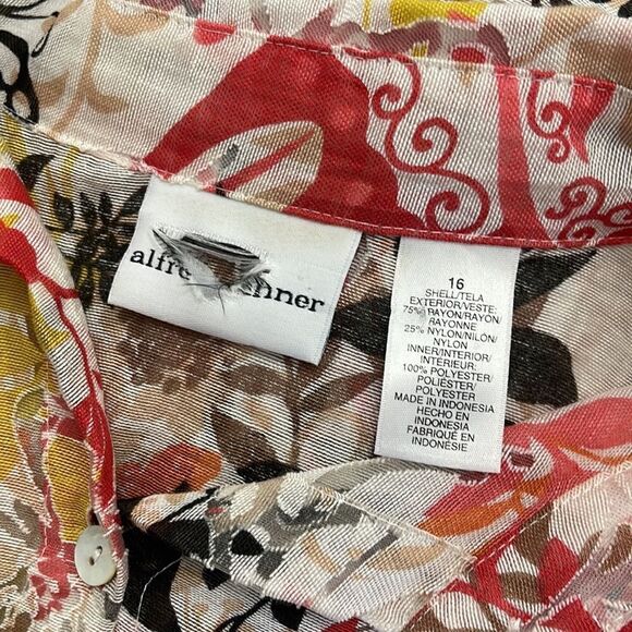 Alfred Dunner floral like new - Picture 4 of 4